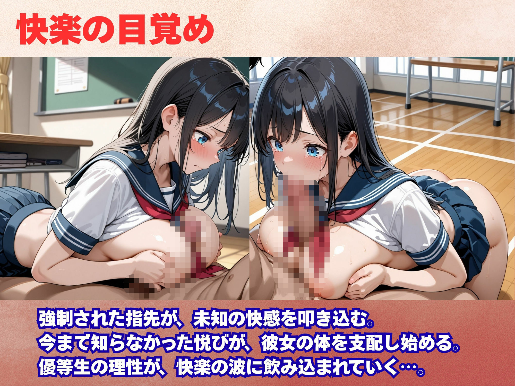 優等生ビッチの風紀委員長 メス堕ちの記録 - サンプル画像 3