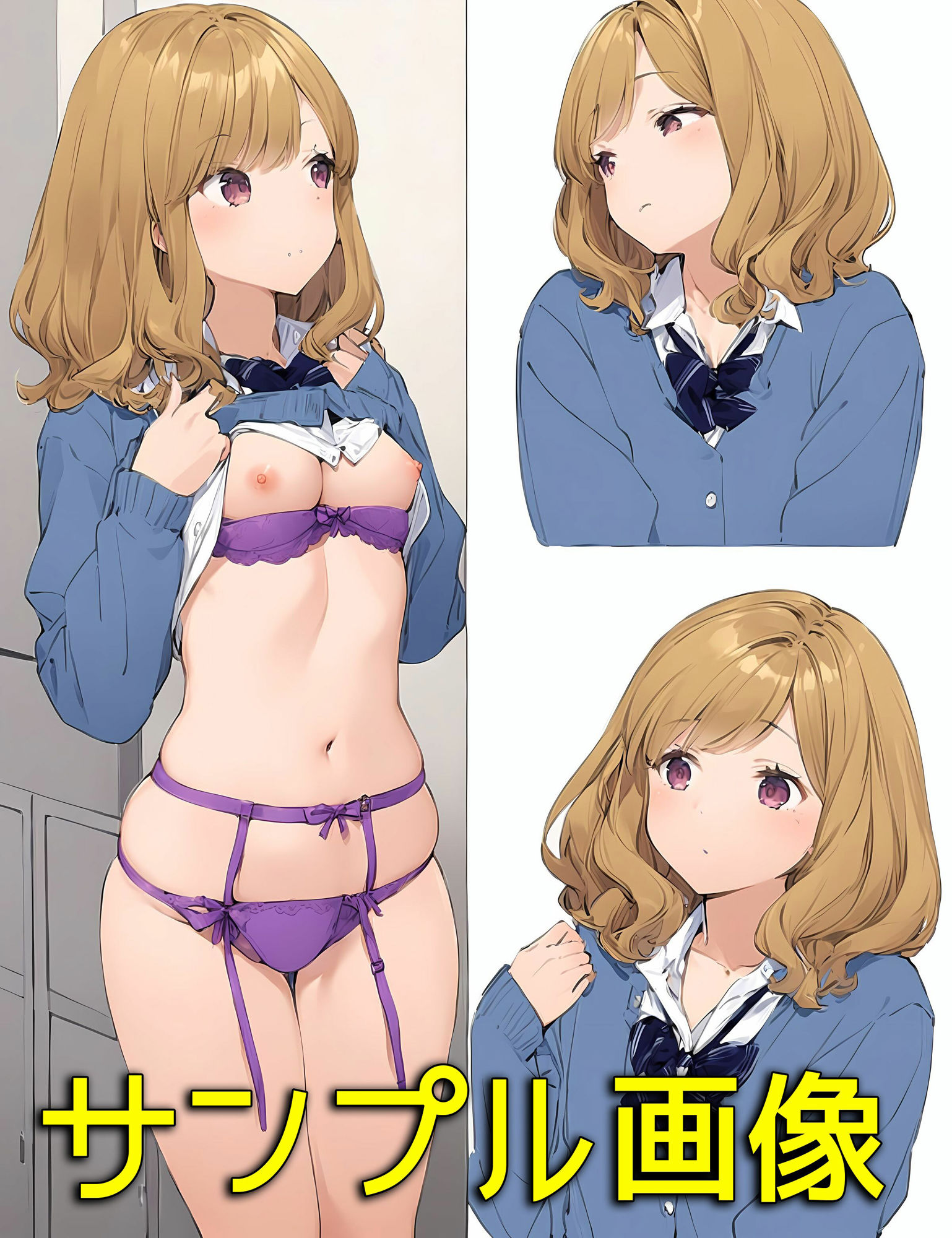 僕はクラスメイト全員の女子のおっぱいを揉み放題なんだ4  白ギャル大好き編 - サンプル画像 8
