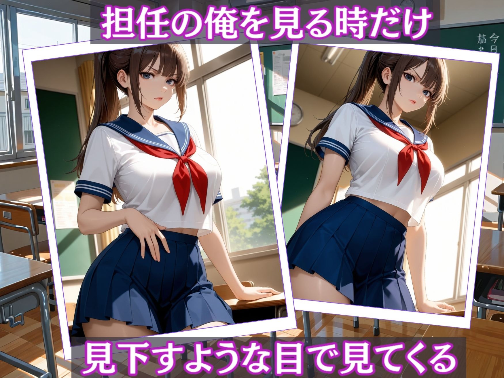 教師の逆襲〜わからせ調教 ポニーテール編 - サンプル画像 2