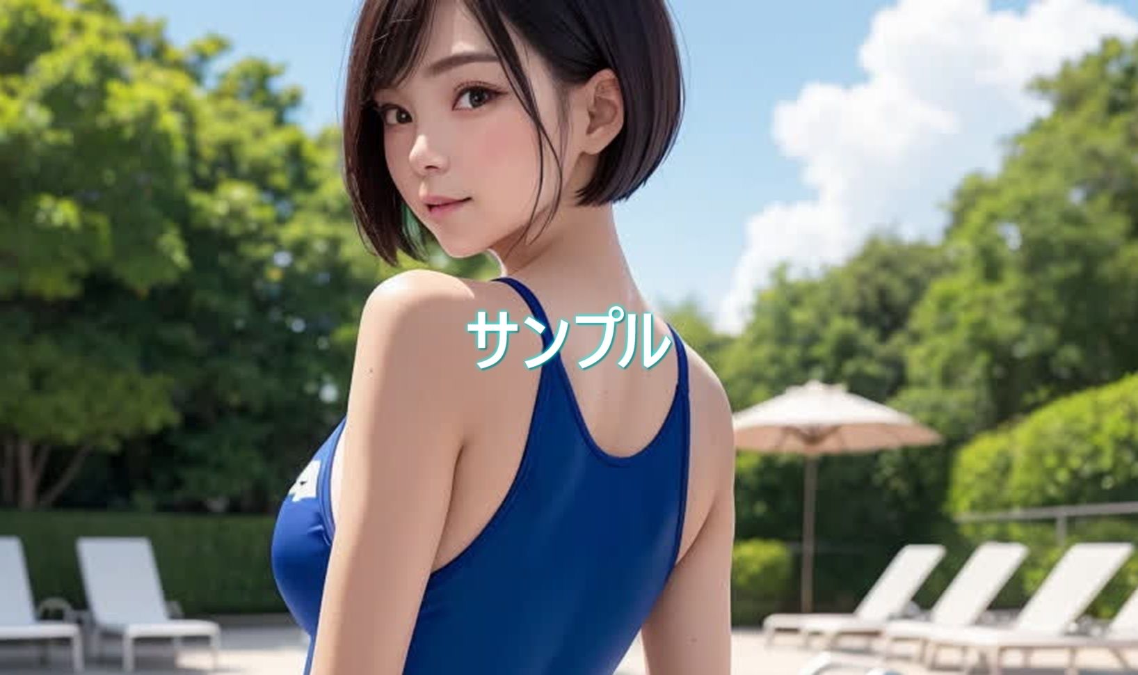 日々是競泳水着の彼女【9月】 - サンプル画像 2