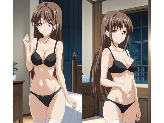 秋月真◯奈とエッチ