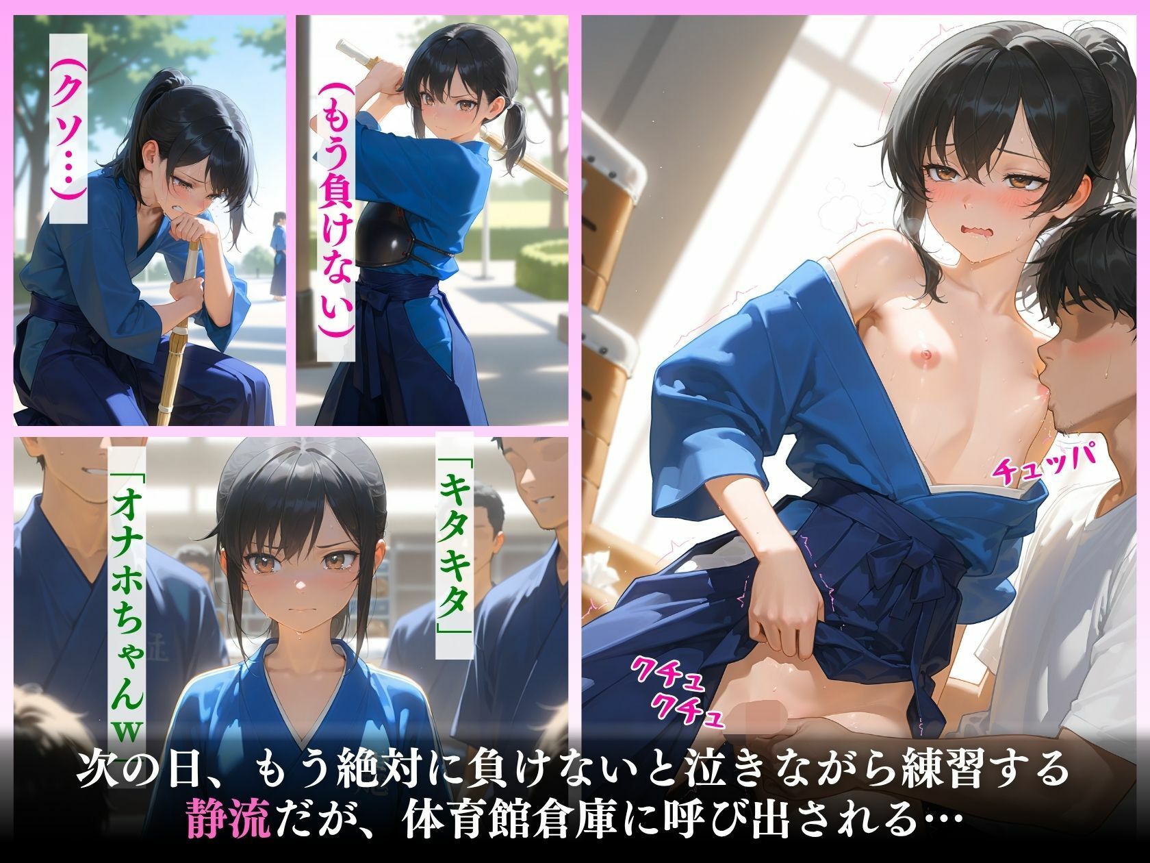 正義の剣道完全敗北〜彼氏を忘れ快楽地獄〜「私は屈しなっぁぁぁあ」 - サンプル画像 7