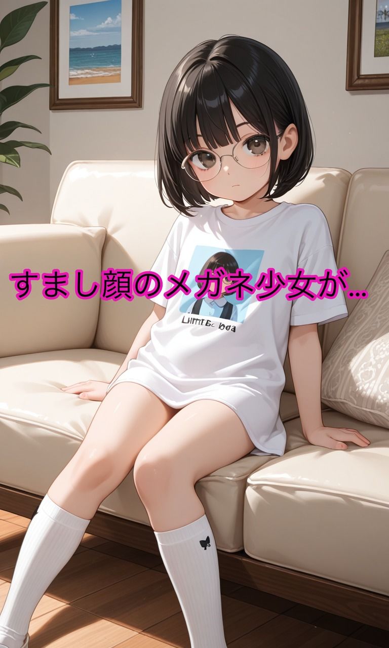 メガネ少女の性長記録 - サンプル画像 1
