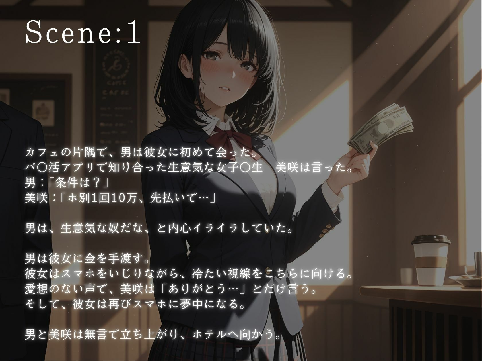 生意気なパ〇活娘を徹底制裁 - サンプル画像 1