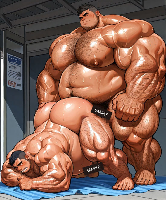 ガチムチ・マッチョ・ガチポチャゲイCG集65-ガチポチャ - サンプル画像 5