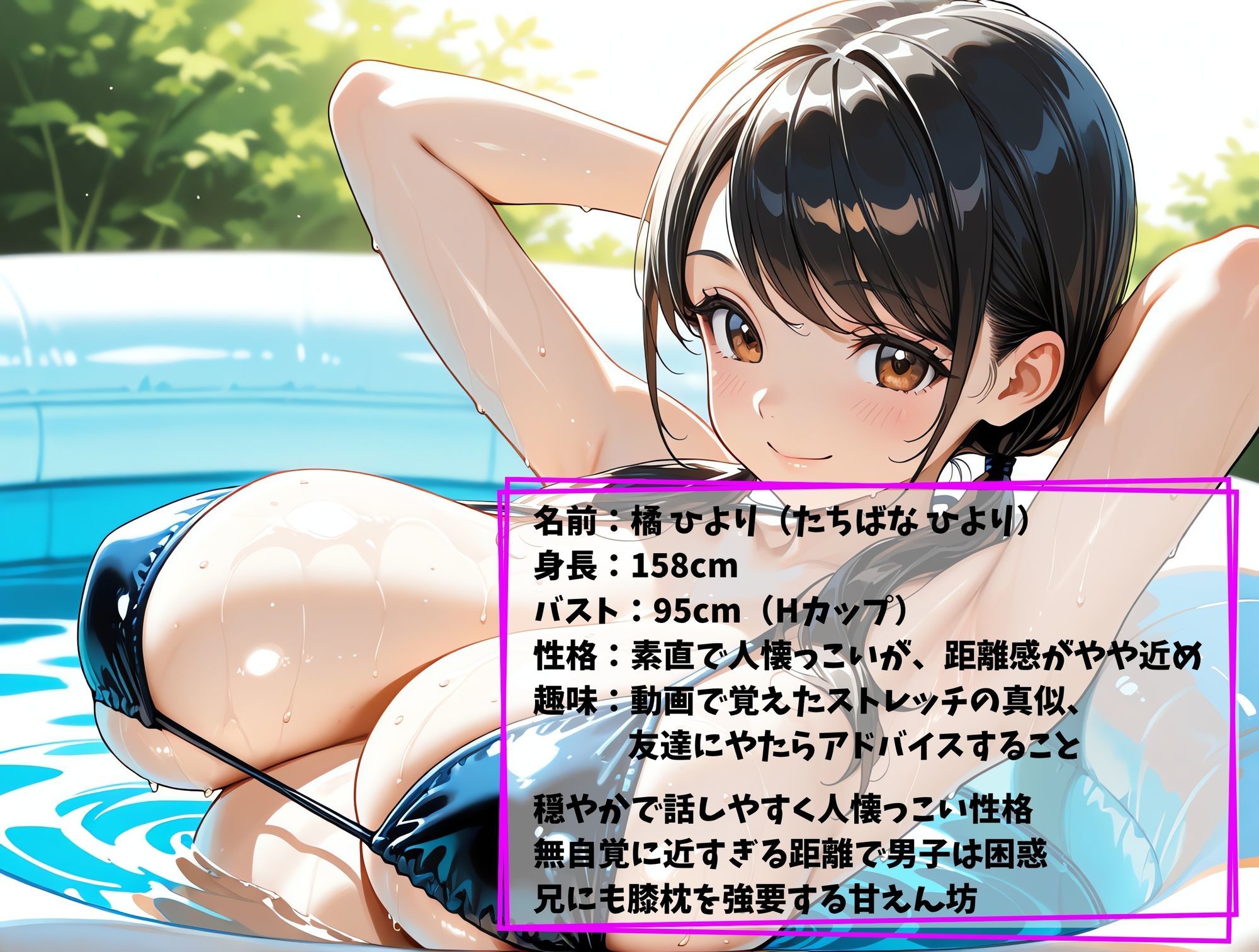 服従爆乳妹  種付け登校日 - サンプル画像 2