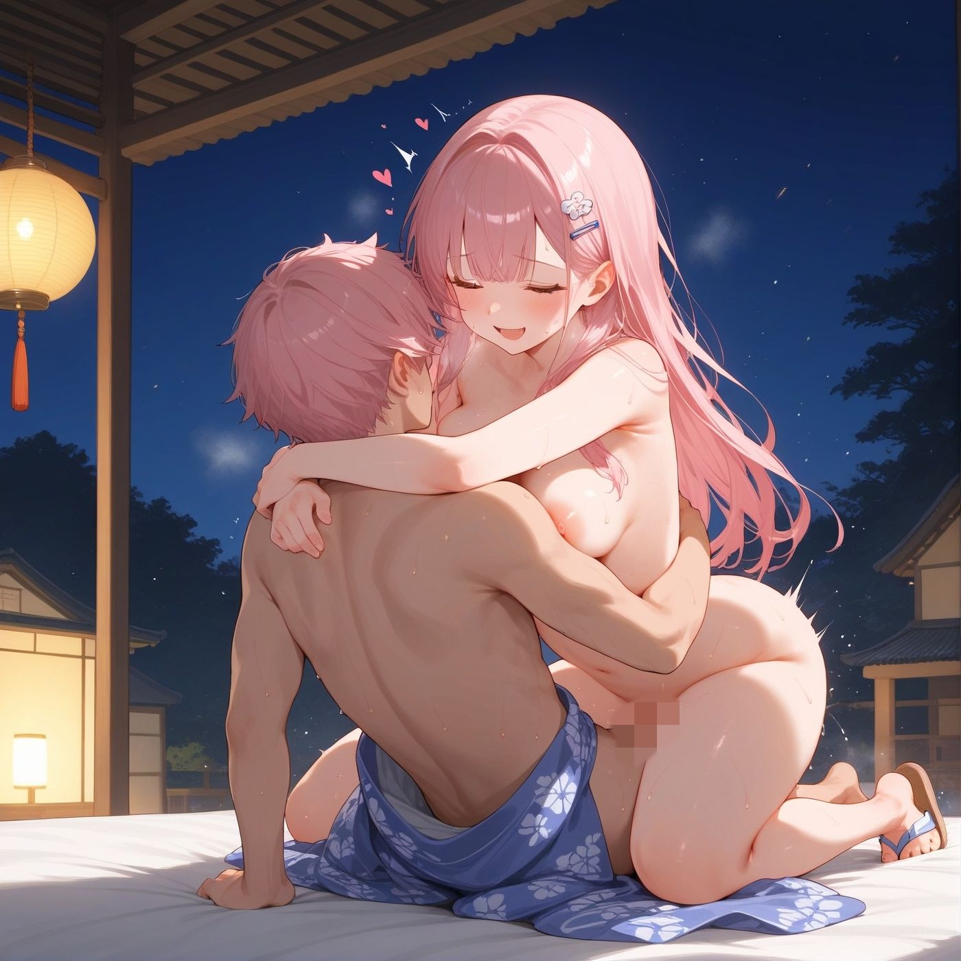 浴衣、、、どう？【浴衣美少女六の家中編厳選CG400枚収録】 - サンプル画像 9