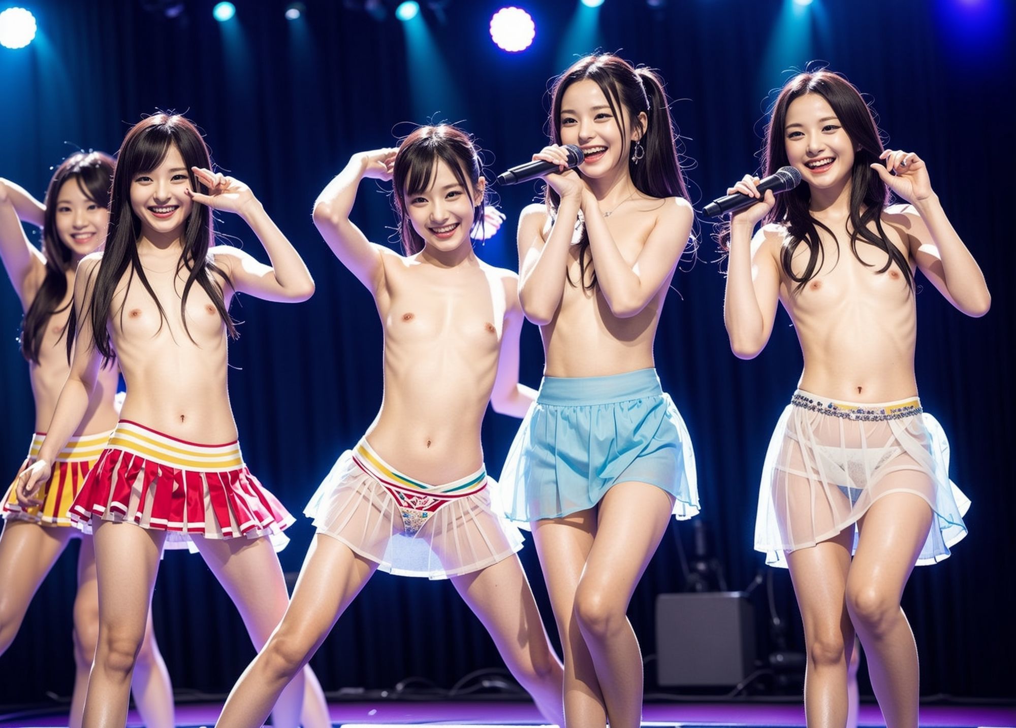 令和のストリップ劇場  〜アイドル衣装編〜【131 P】 - サンプル画像 3