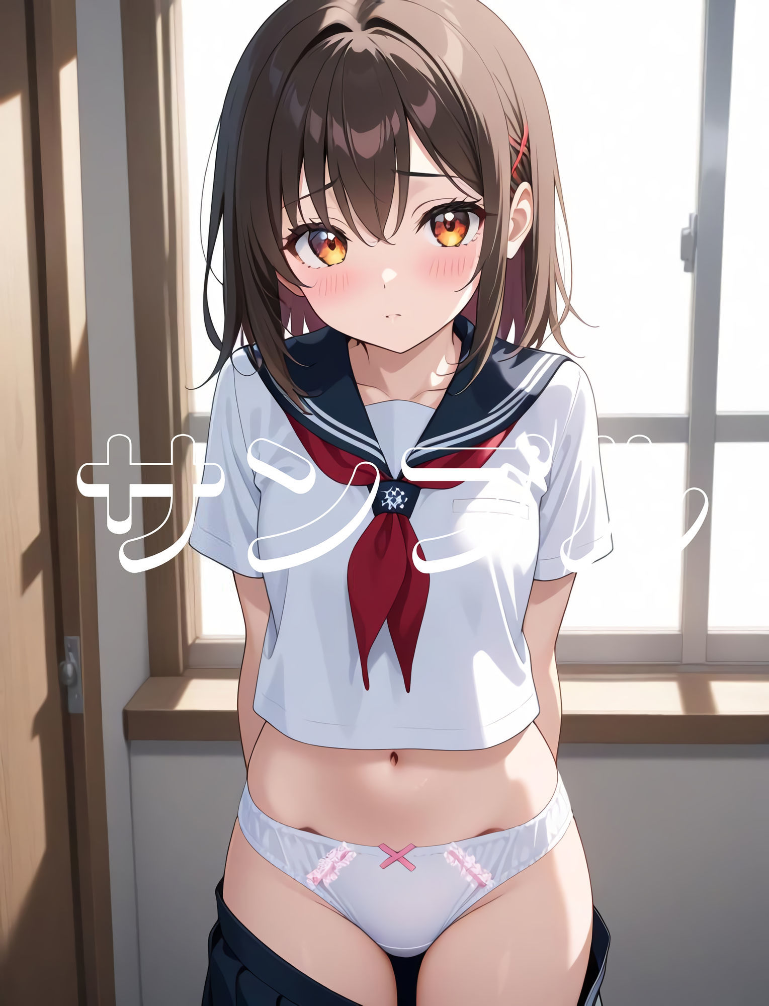 女の子のエッチな絵  1巻  制服の美少女のパンティ - サンプル画像 2