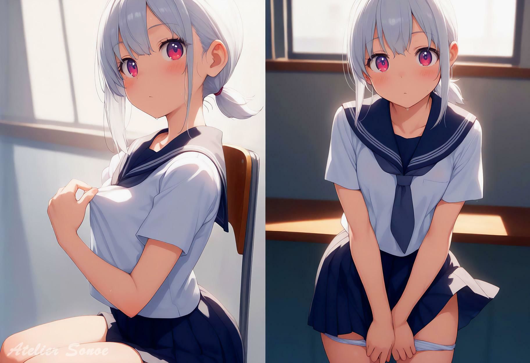 放課後ふたりエッチ - マルチビューコレクション - サンプル画像 1