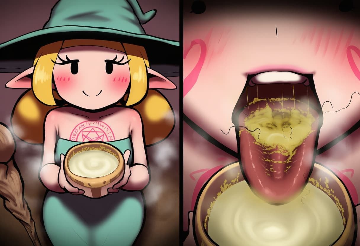 モブ顔エルフと淫魔のマナ回収 - サンプル画像 4