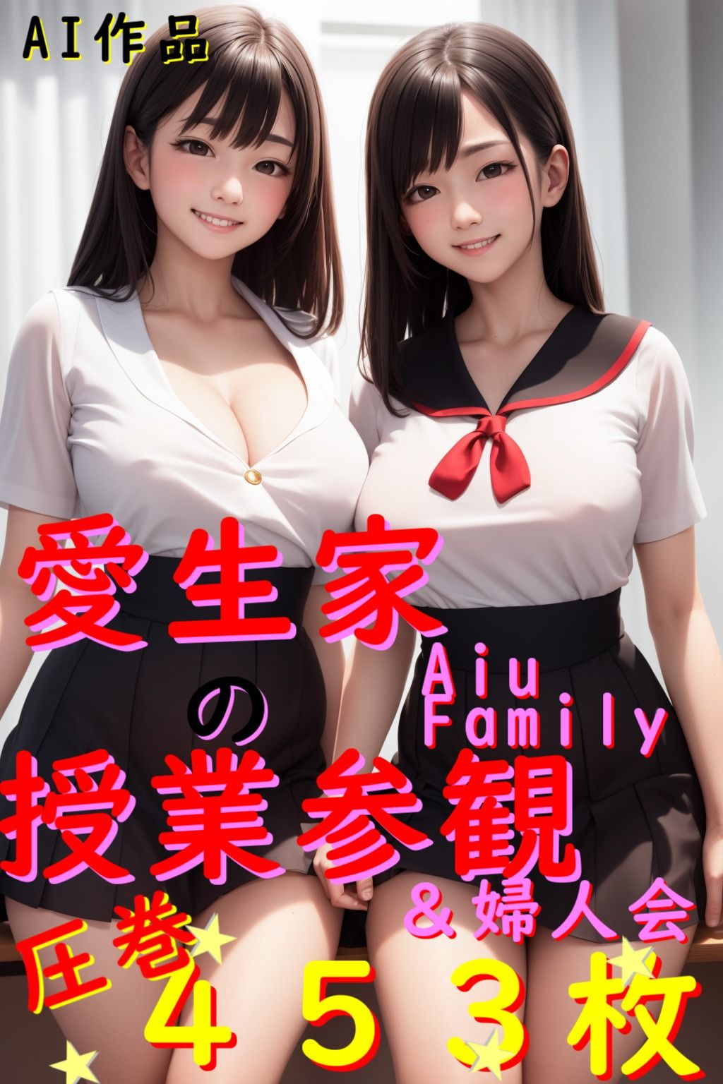 【500枚】愛生家の授業参観 - サンプル画像 1