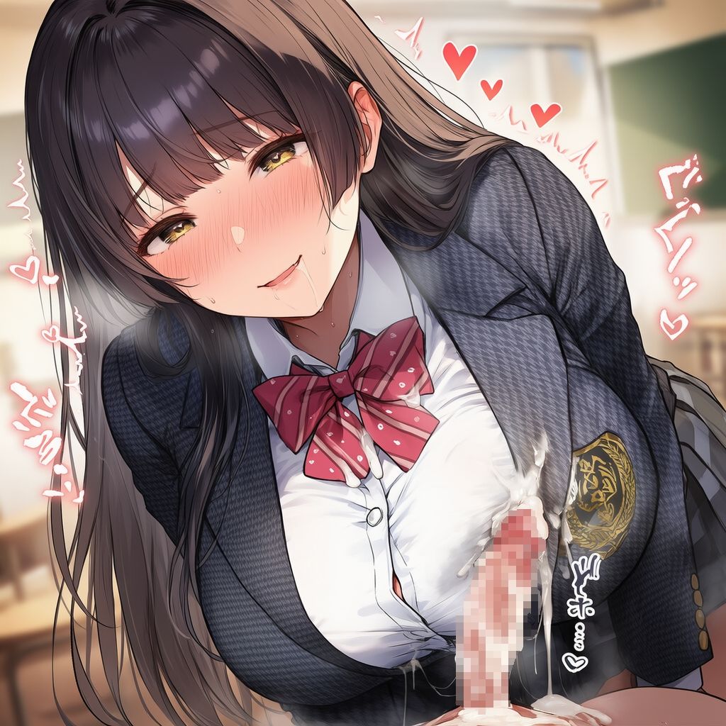 制服すりすりぶっかけ - サンプル画像 8