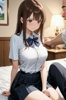 家出女子校生とパパ活SEX - サンプル画像 1