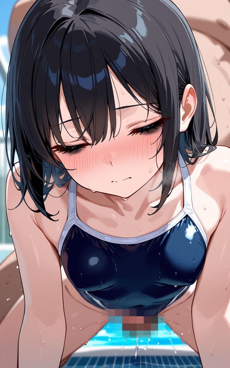 貧乳な妹に催●後にスクール水着を着させて〇〇なことをしちゃう - サンプル画像 9