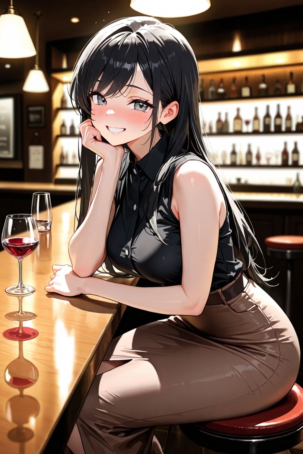 ワインで始まる一夜限りの快楽 - サンプル画像 1