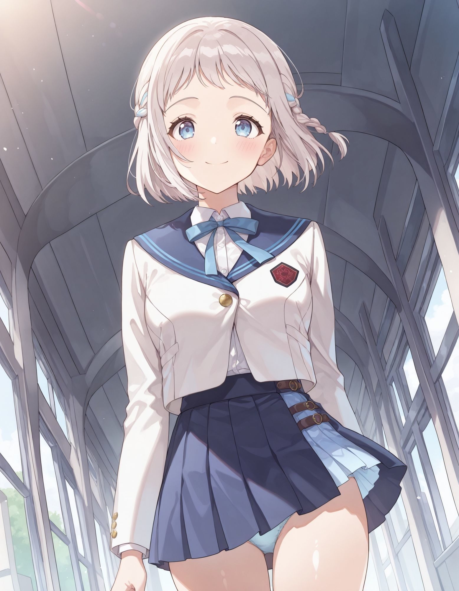 葛〇リーリヤのパンチラ〜制服編〜 - サンプル画像 3