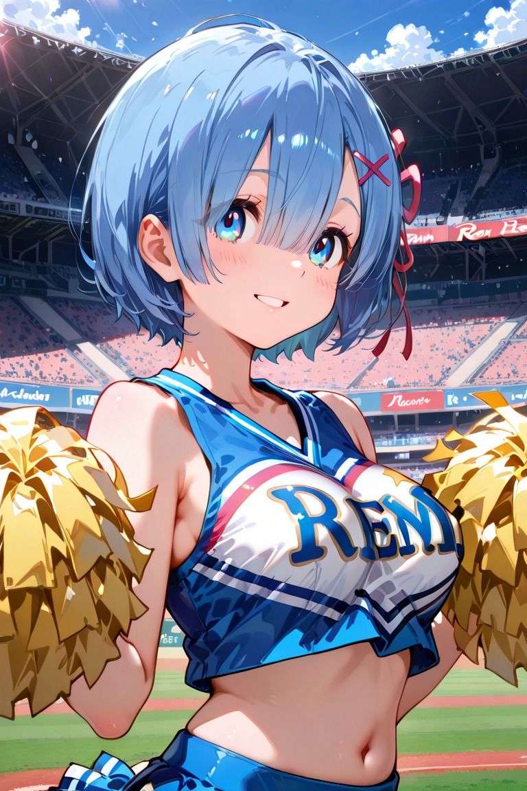 チアガールれ〇りんのシ〇シ〇応援サポート - サンプル画像 1