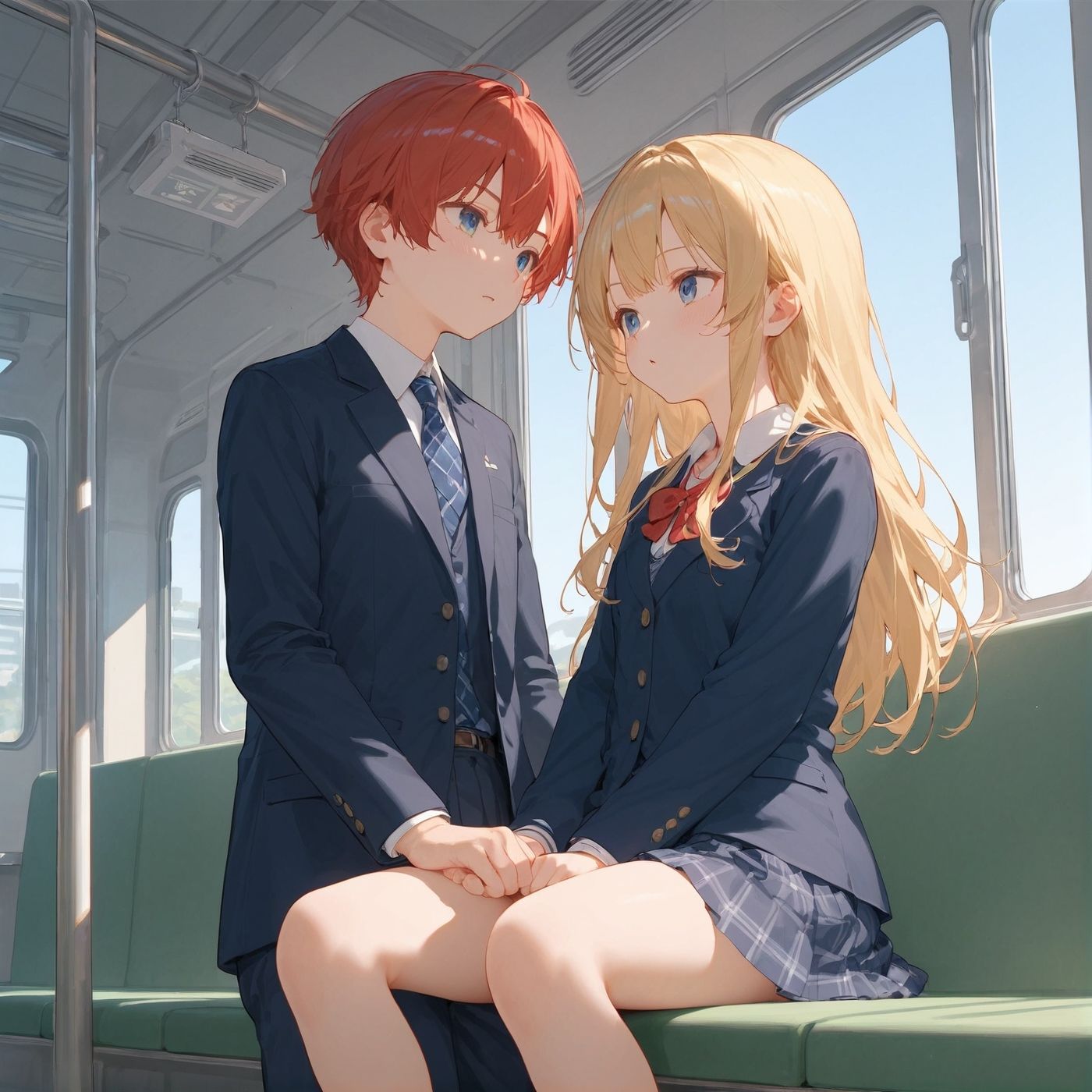 ビッチ用レ●プ車両！乗ったら終点まで乗り継ぎまくってください2【制服美少女の厳選CG300枚収録】 - サンプル画像 7