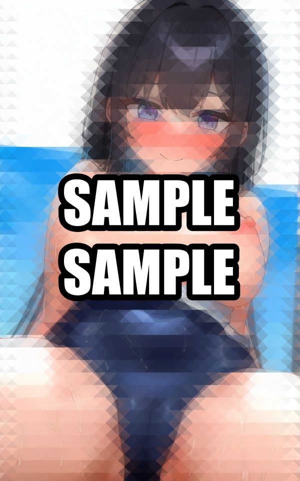 下からアングルのスク水美女 - サンプル画像 5