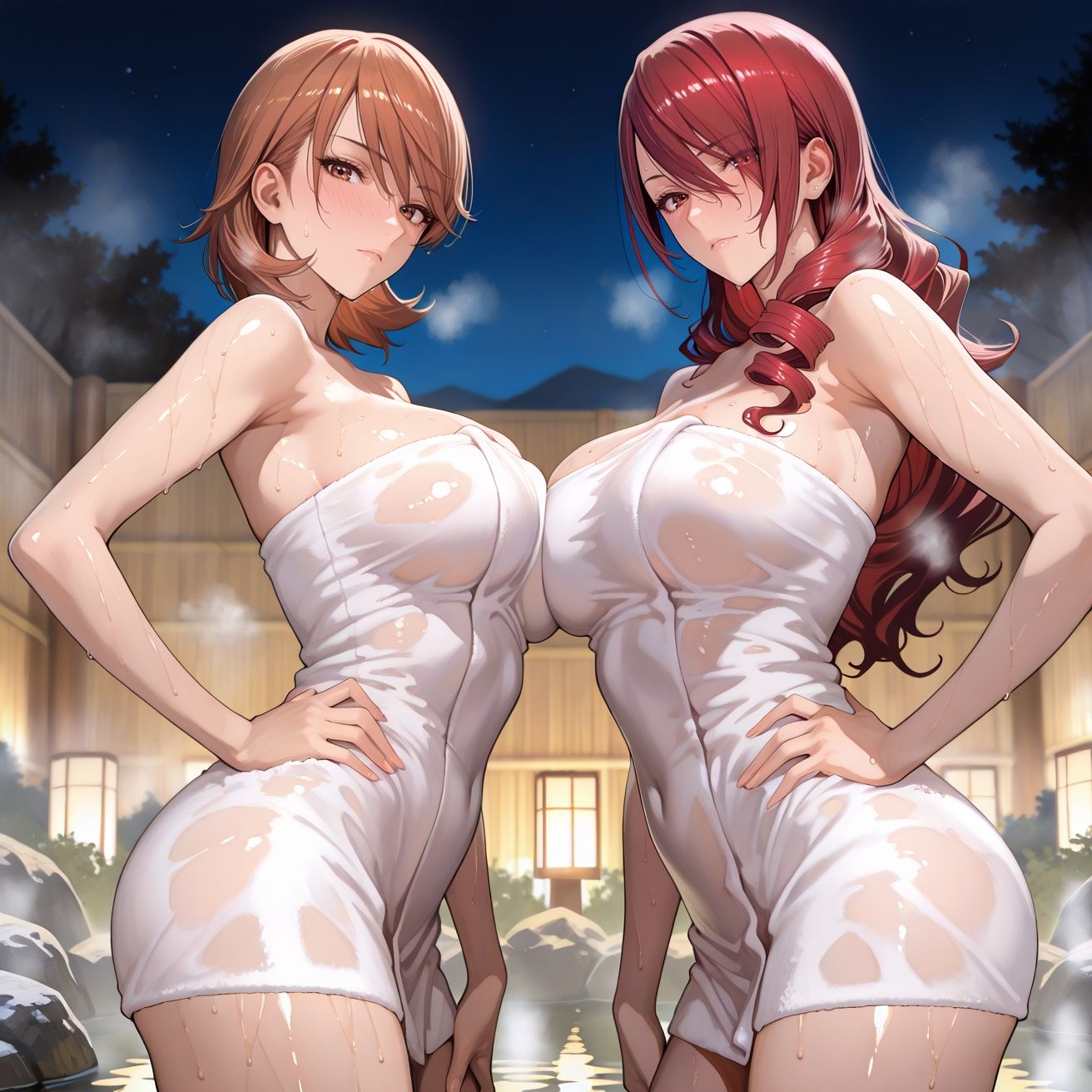 美○＆ゆ○りin温泉 - サンプル画像 1