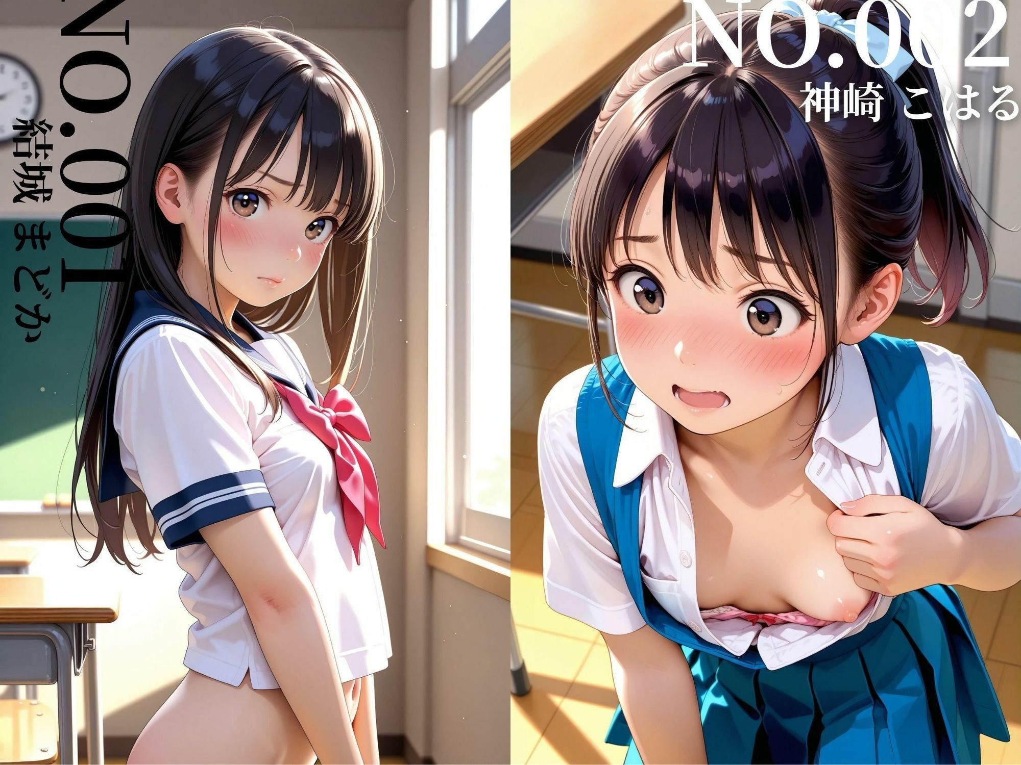 裏撮りIDOL vol.1〜まどかとこはる、清楚なふたりの裏側〜 - サンプル画像 3
