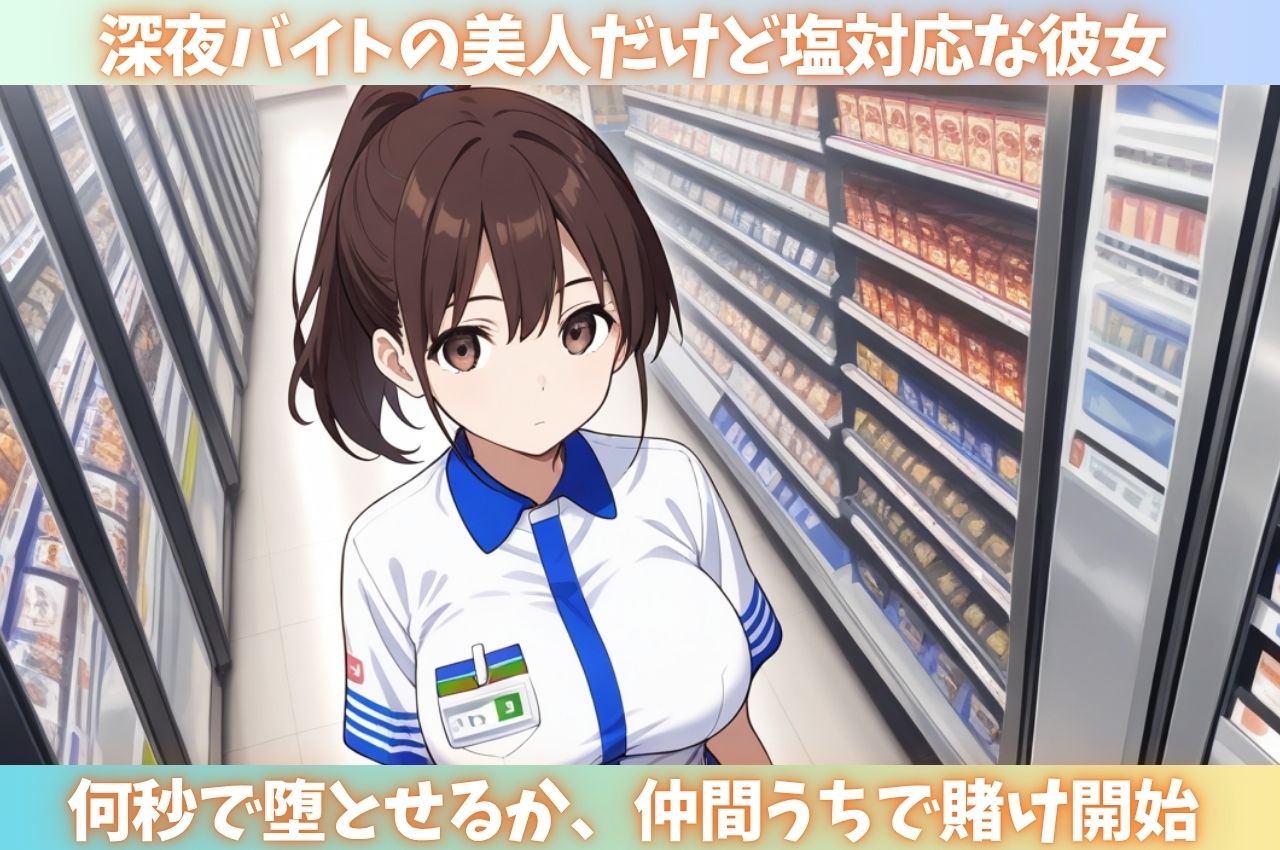 塩対応なコンビニ店員を5秒で即堕ちさせた話2 - サンプル画像 1