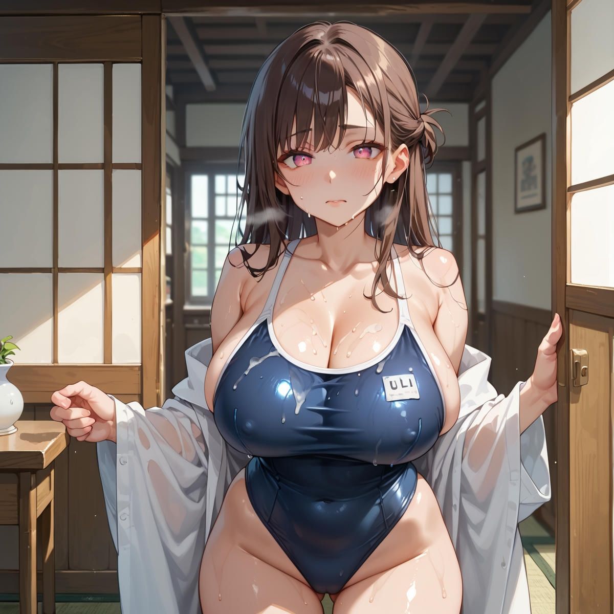 ぴたっとスク水〜真夏の種づけ大作戦〜 ぱーと5 - サンプル画像 2