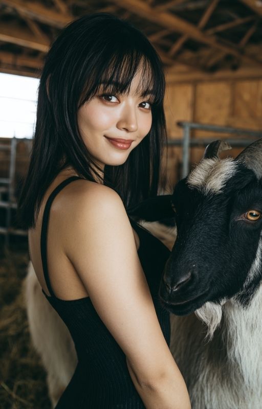 美女とヤギ〜彼女と一頭、秘密の取引 - サンプル画像 2