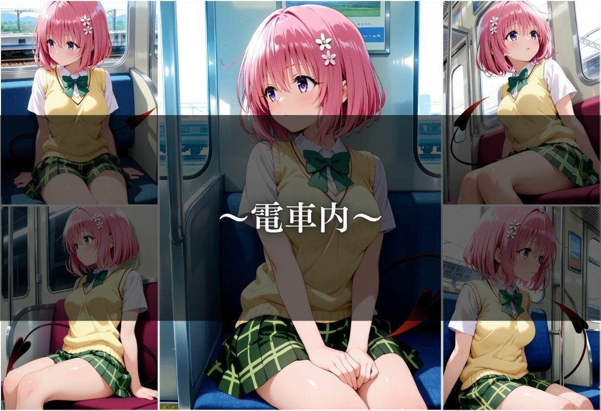 【電車痴●】痴●列車〜モモ・べリア・デビルーク〜 - サンプル画像 3