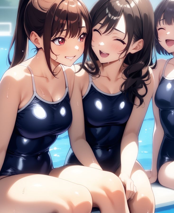 天崎美姫S N S まとめ バニースク水デートにチアアイドル - サンプル画像 7