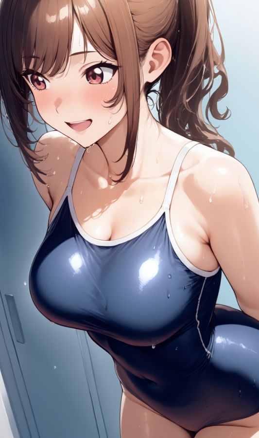 天崎美姫S N S まとめ バニースク水デートにチアアイドル - サンプル画像 9