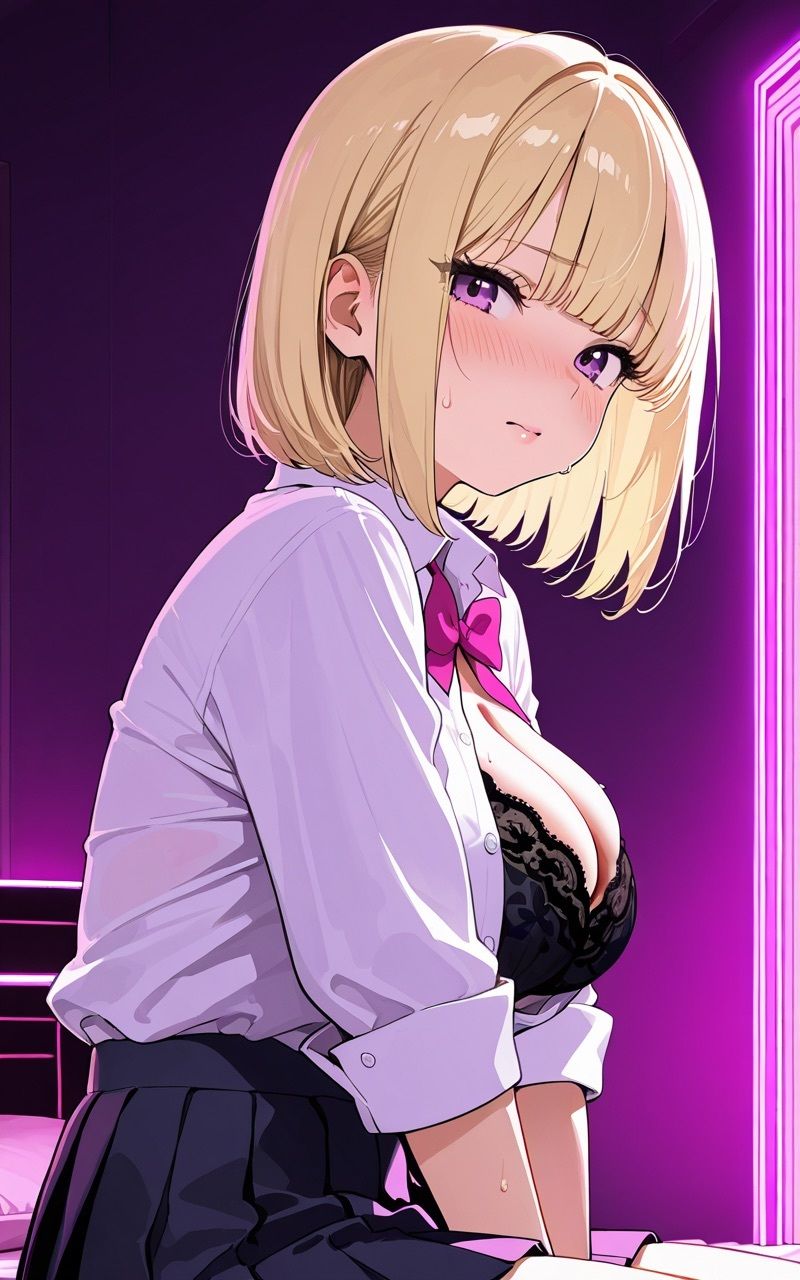 ギャルをラブホに連れ込んだら耐性ゼロだった - サンプル画像 1