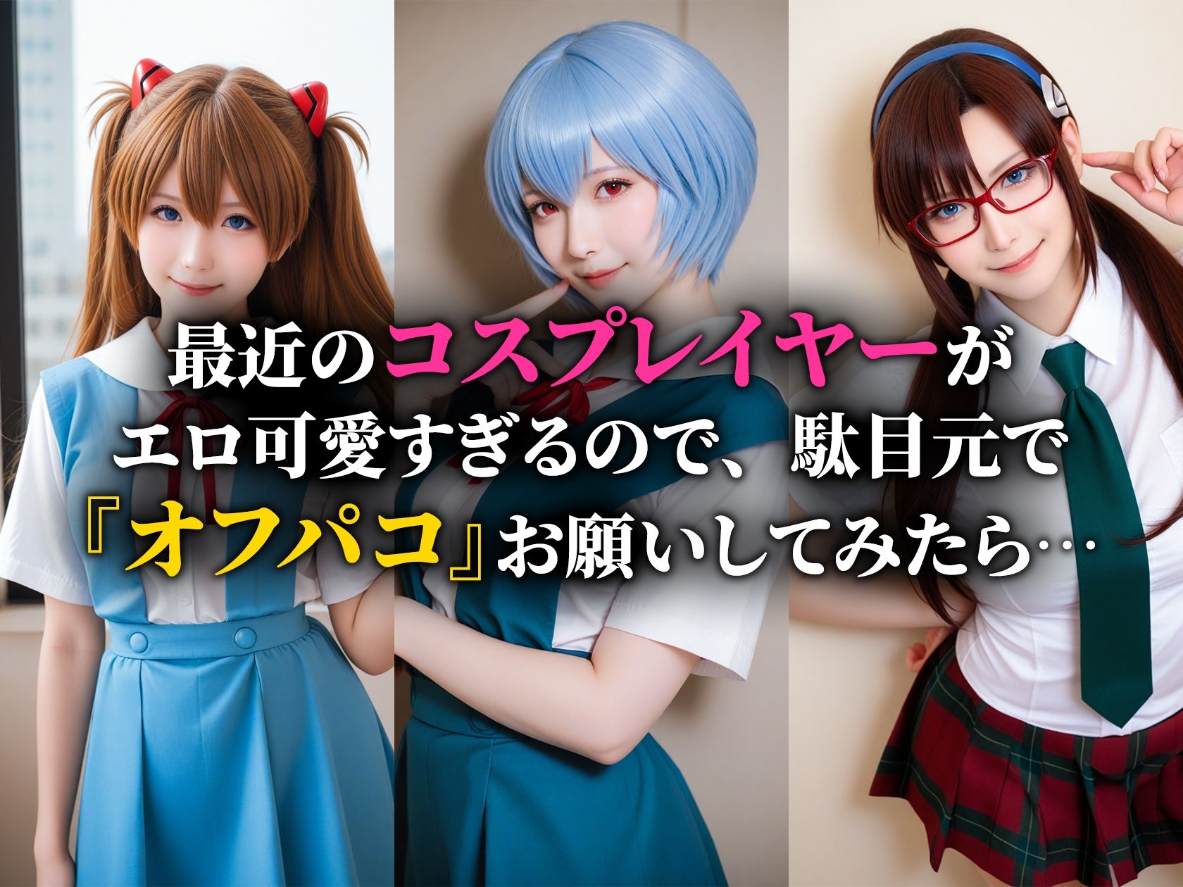 【動画】新性紀コスプレゲリオン -オフパコハメ撮り- - サンプル画像 1