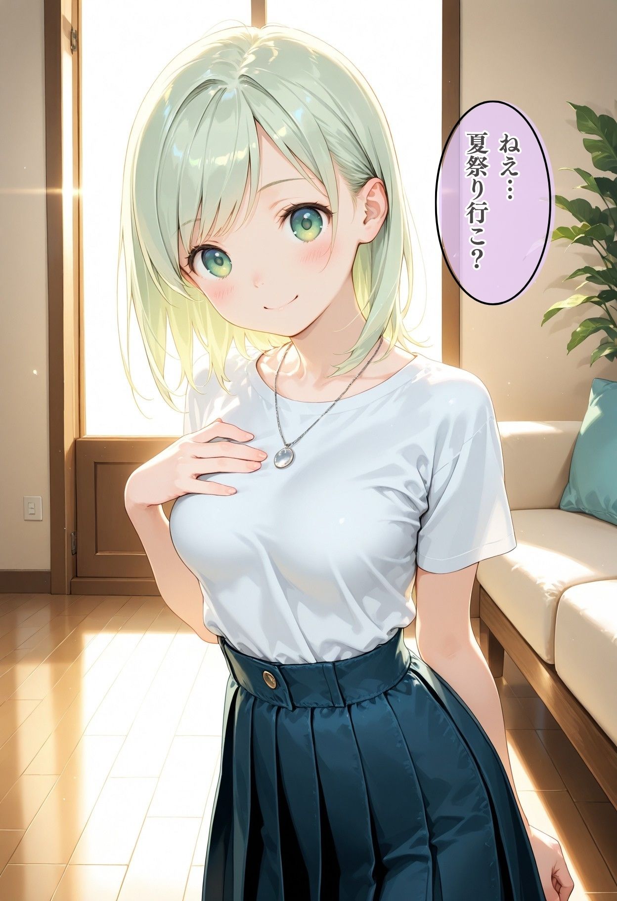 幼馴染と夏祭りで一線超えたら子作りおねだりされた件【高画質500枚】 - サンプル画像 1