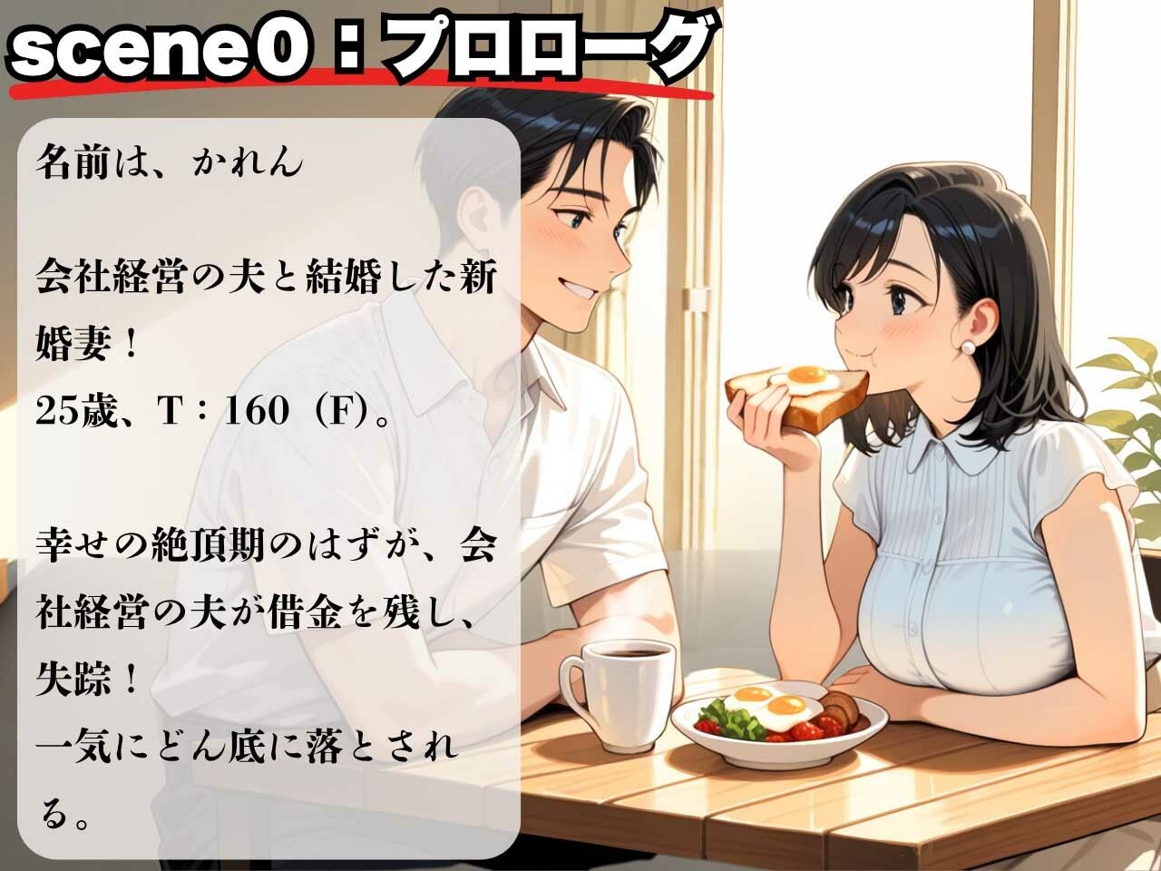 壊凌地獄に堕とされた25歳新婚妻！蒸発夫の肩代わりに肉体返済 - サンプル画像 2