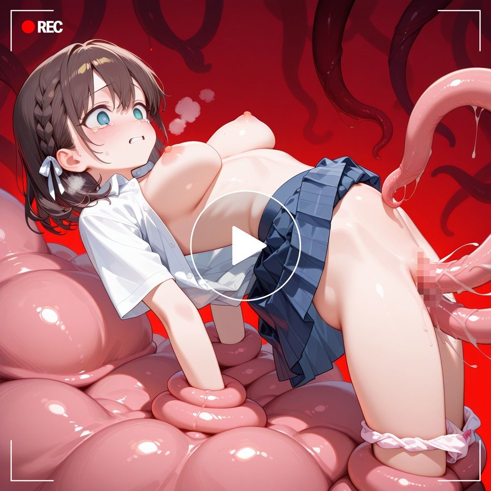 月曜〇のたわわアイちゃん触手姦（CG＋動画） - サンプル画像 5