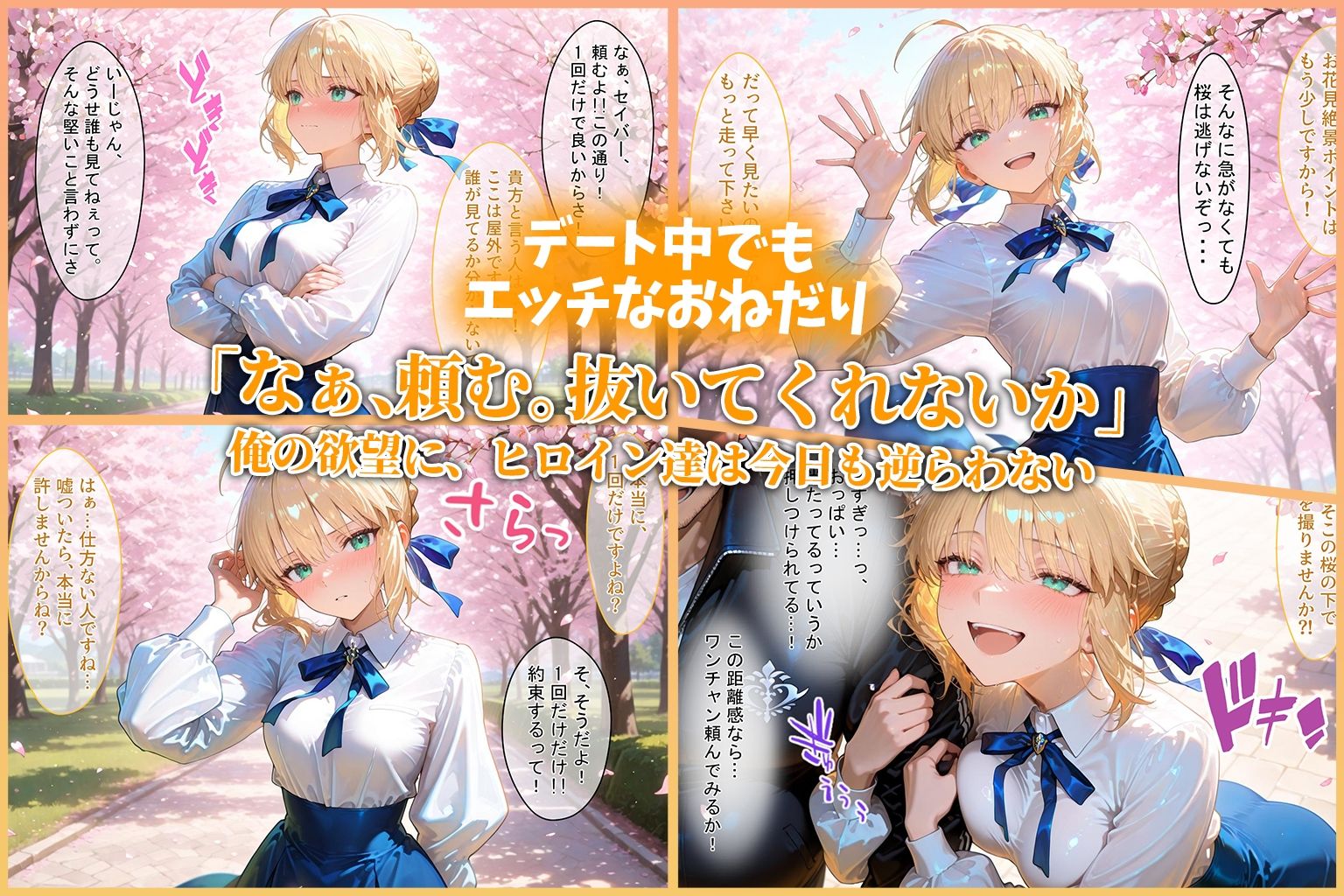 ハーレム転生 俺だけの従順ヒロイン 孕ませデートプラン（Fate編） - サンプル画像 4