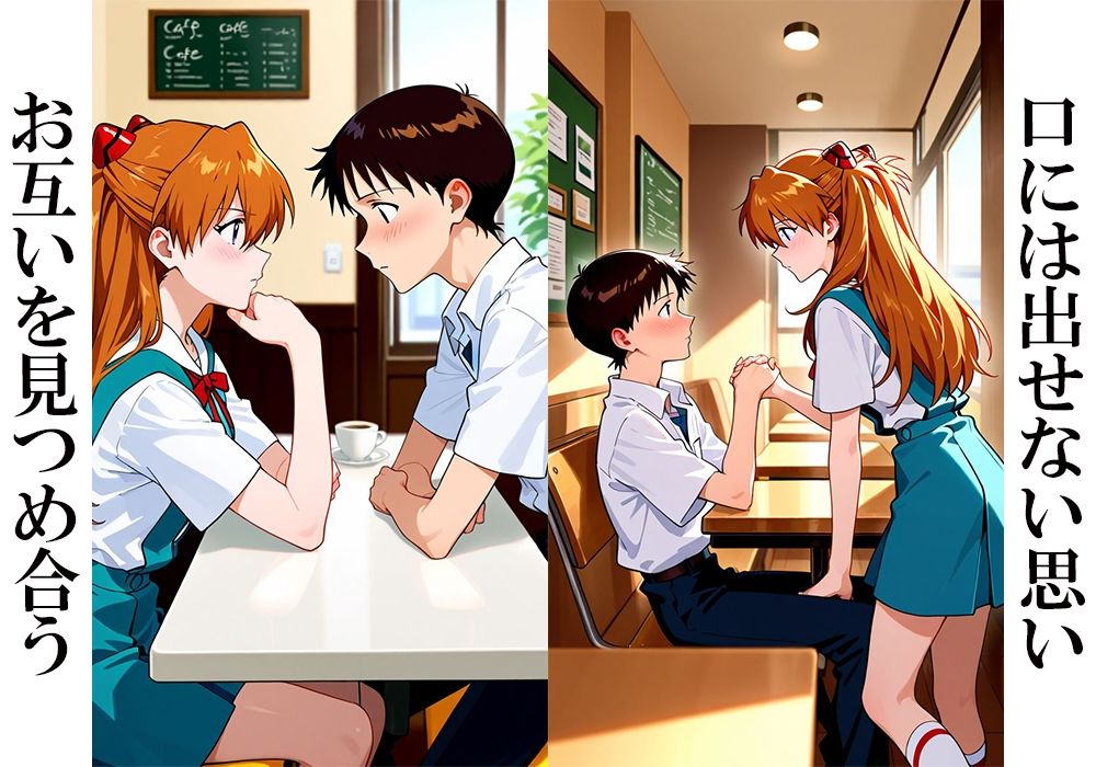 アスカとシンジがあまあまセックスをしてた話 - サンプル画像 3