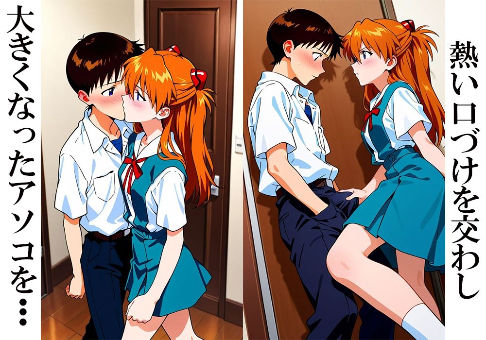 アスカとシンジがあまあまセックスをしてた話 - サンプル画像 4