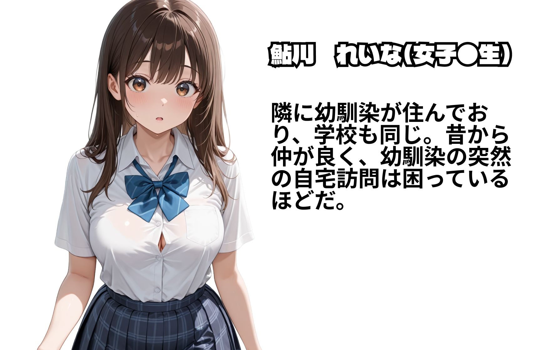 ぷにっと少女 幼馴染の水泳部で性交ダイエット - サンプル画像 1
