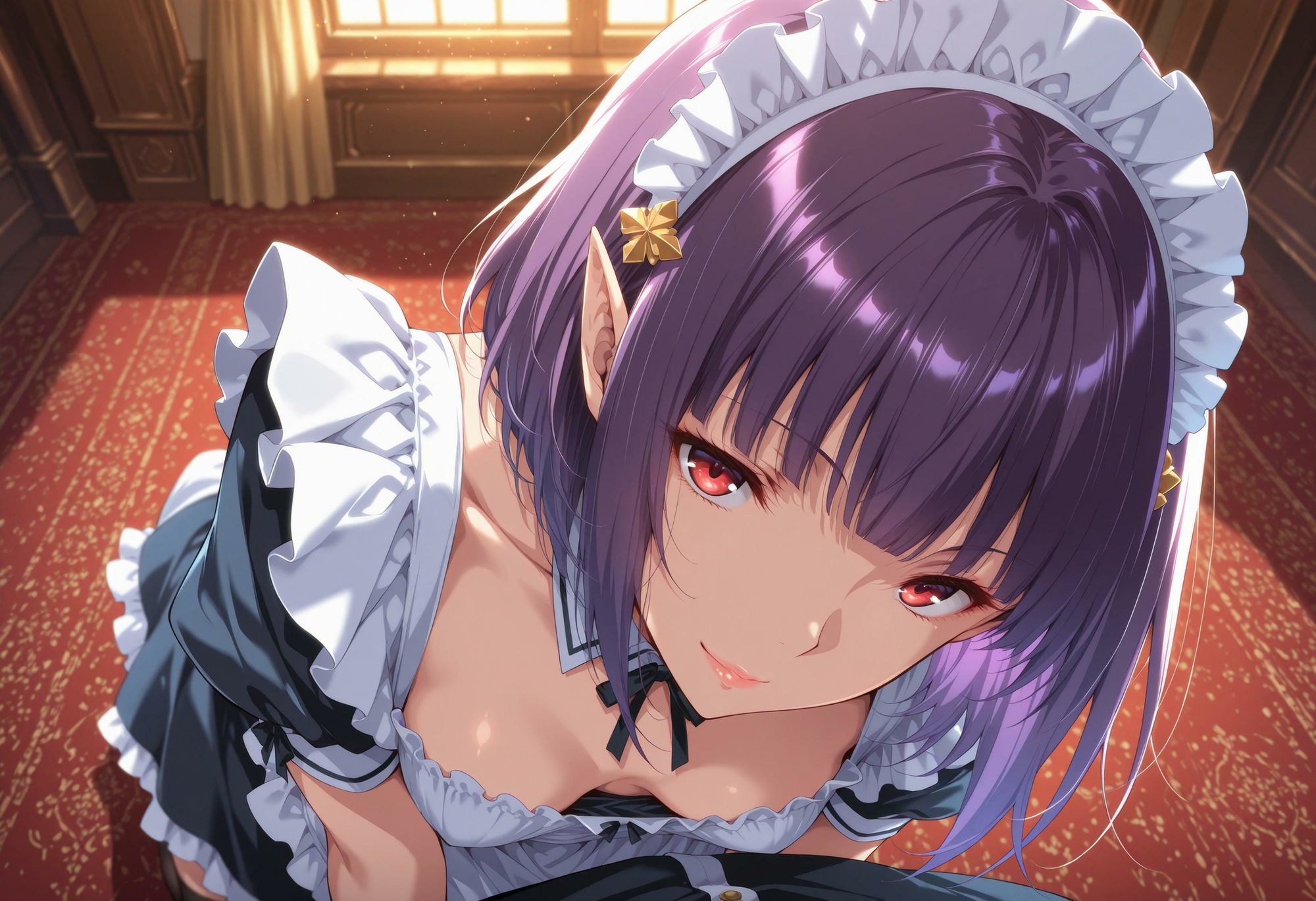 エルフのメイドさんからの熱烈ご奉仕！6 - サンプル画像 2