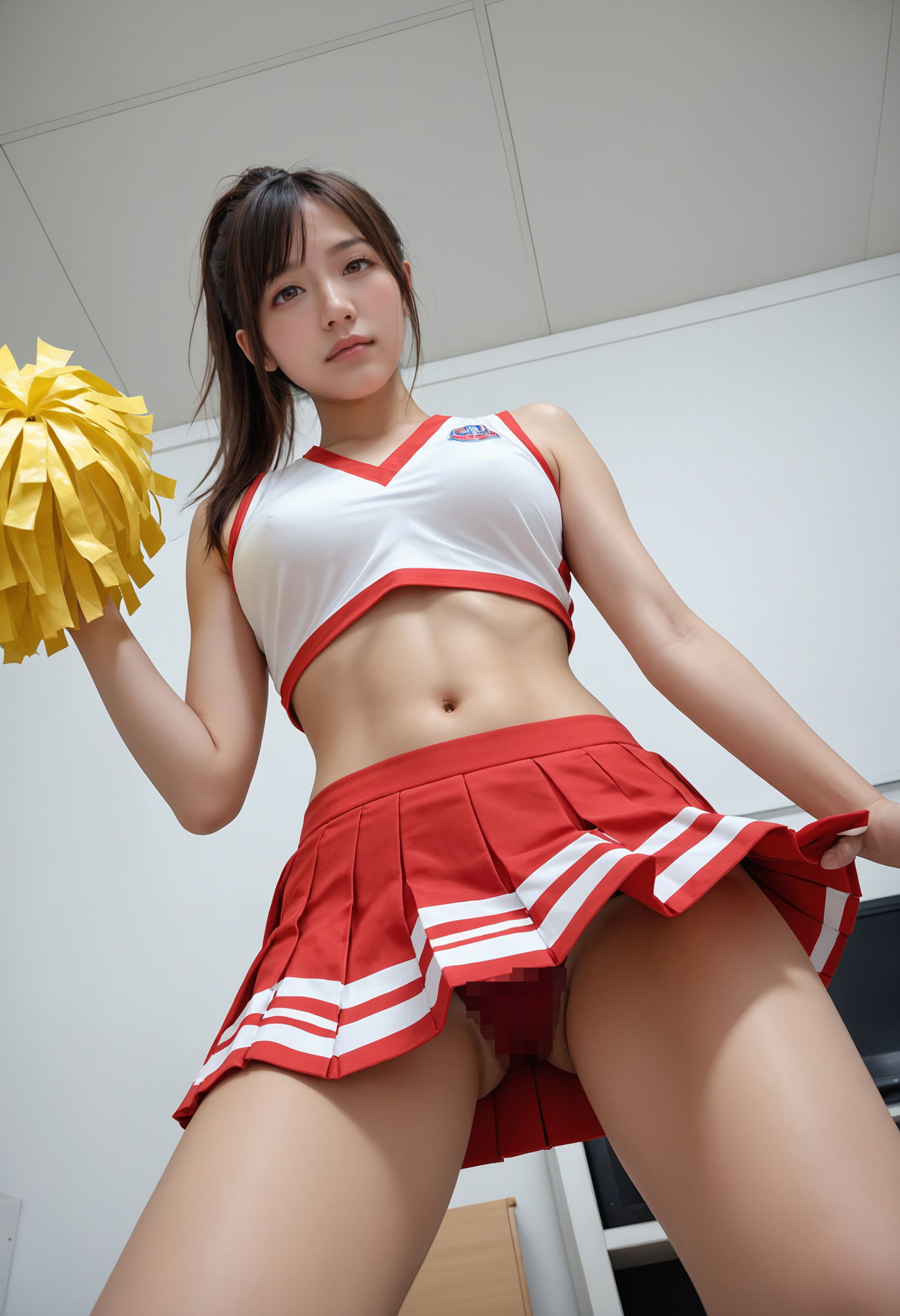 俺専属のチアガールが俺の自宅で寝顔を見れるとは - サンプル画像 6