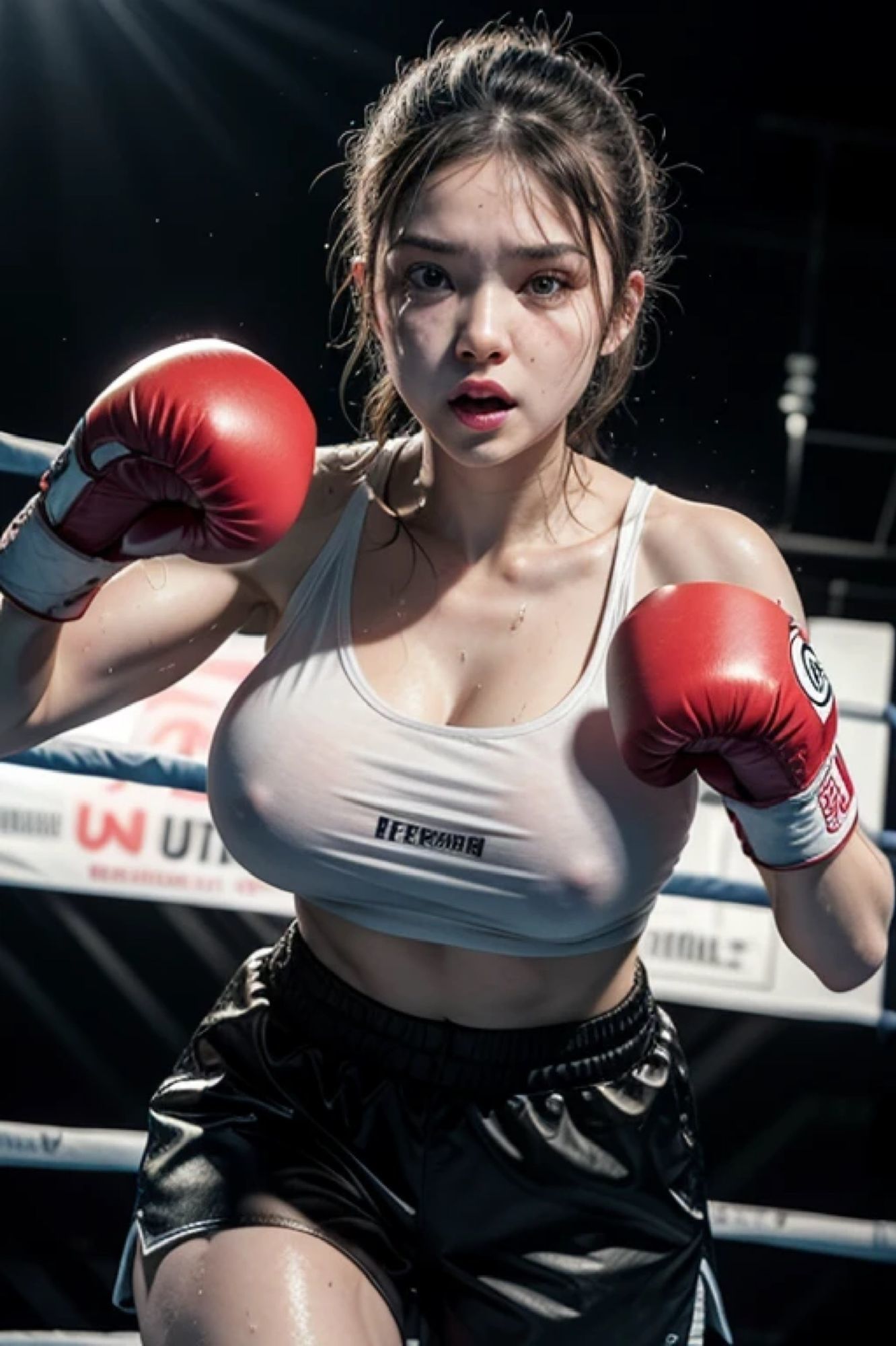 ボクシングガールのアレやコレミニ - サンプル画像 1