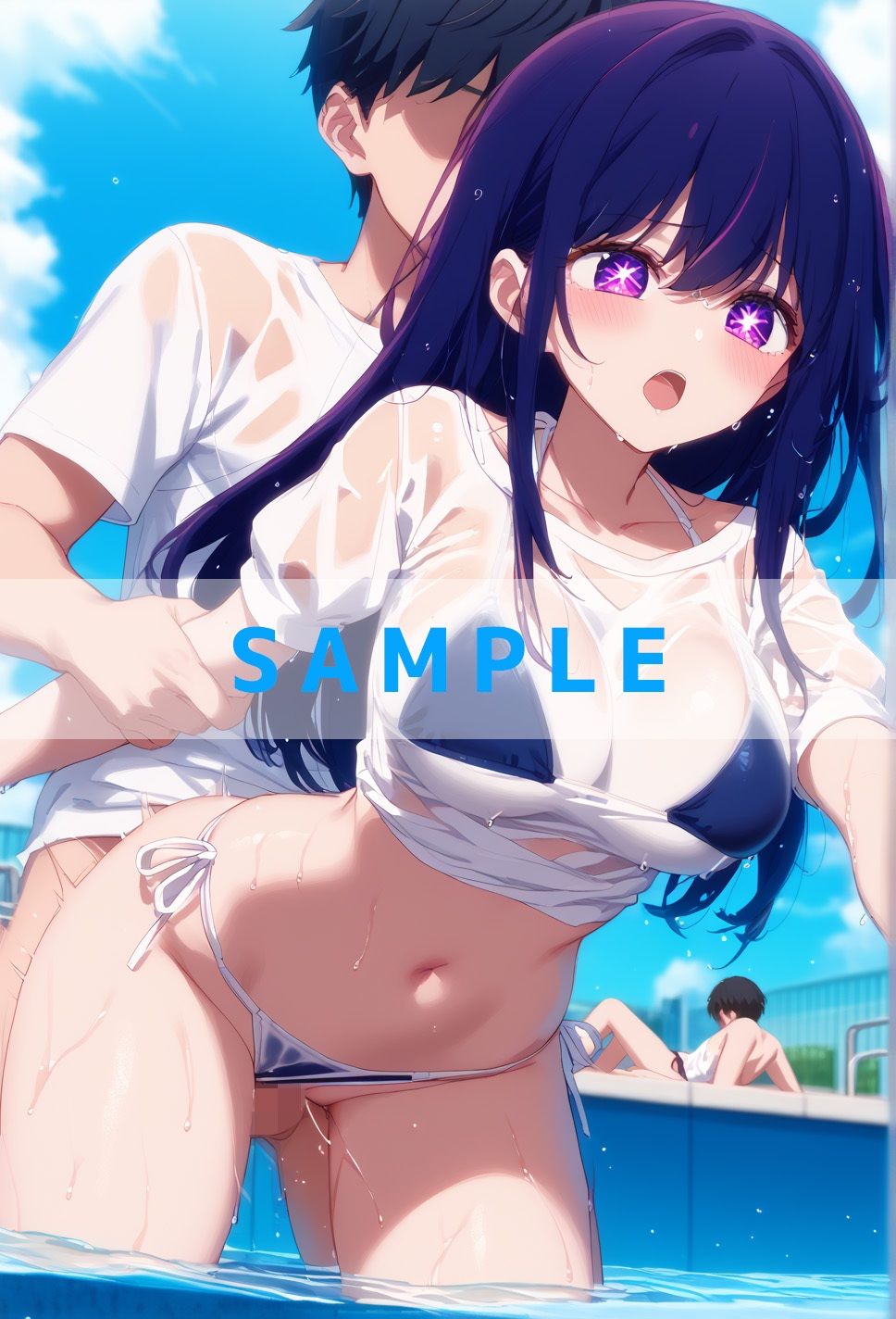 濡れT水着がエロすぎた  推〇の子ver - サンプル画像 4
