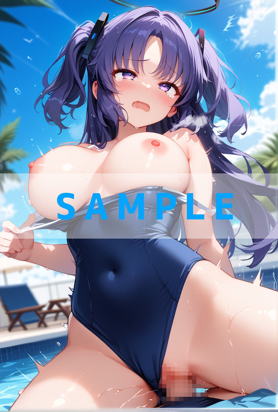 スク水えっち.ブルー〇ーカイブVer - サンプル画像 7