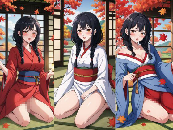 大和撫子艶戯 黒髪お下げの甘縄 - サンプル画像 2