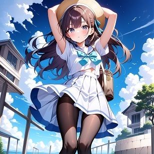 黒髪娘の日常 vol.3 - サンプル画像 2