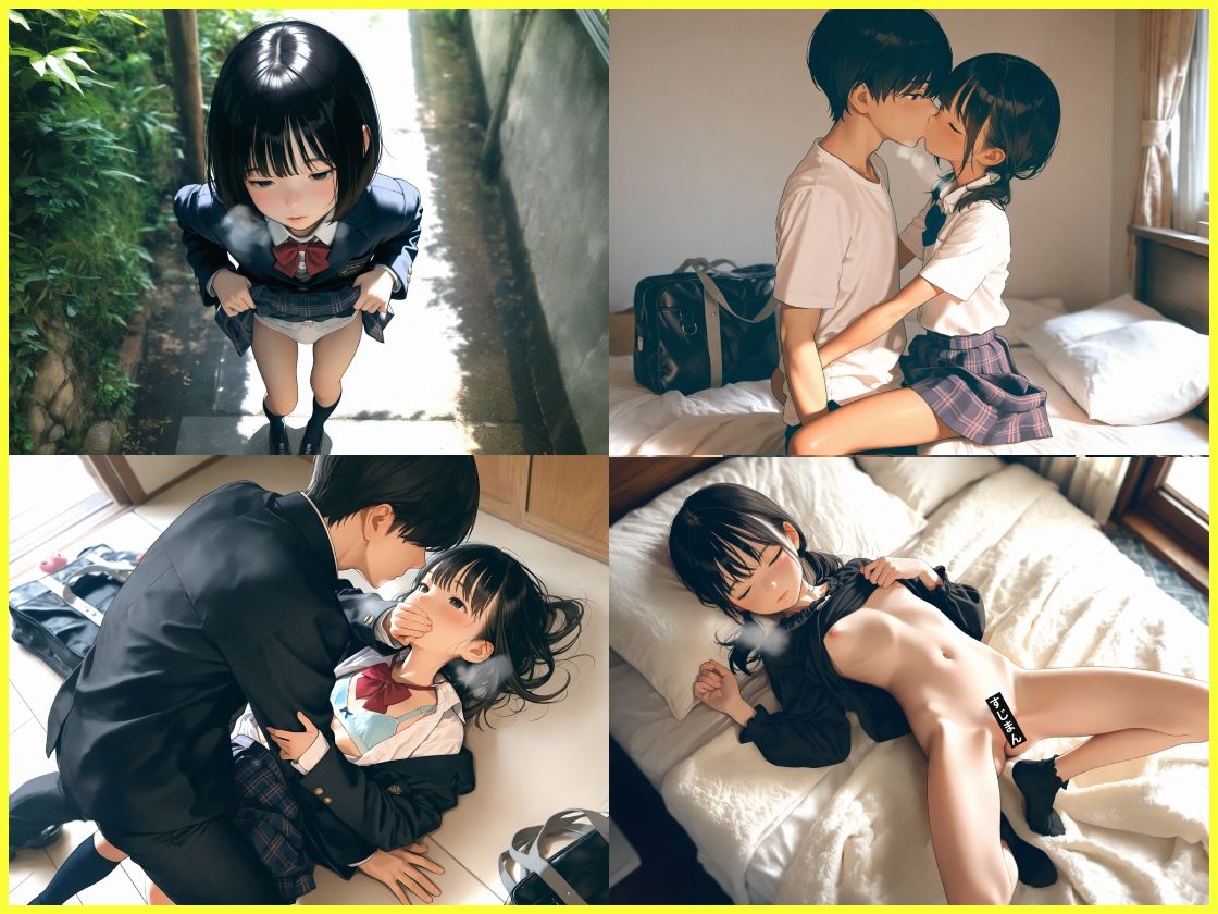 女子校生と兄とおじ - サンプル画像 5