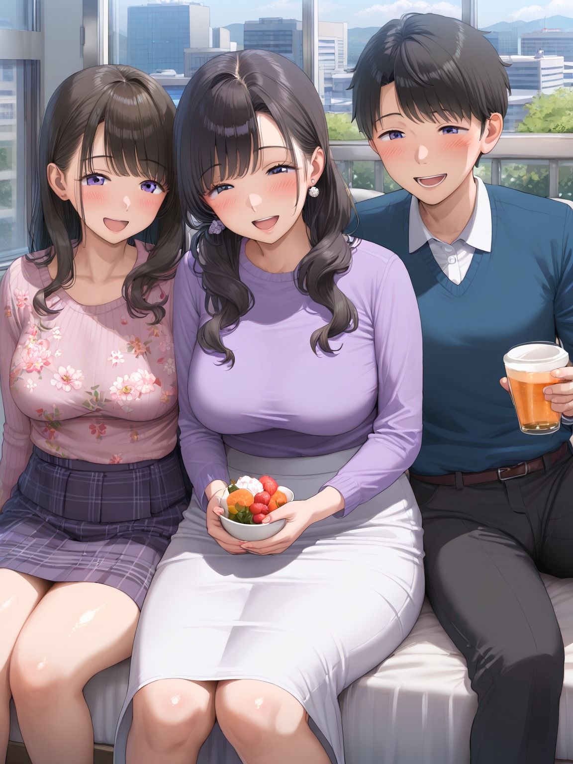 甘くて淫らなご近所関係-彼女たちは誰のもの？- - サンプル画像 1
